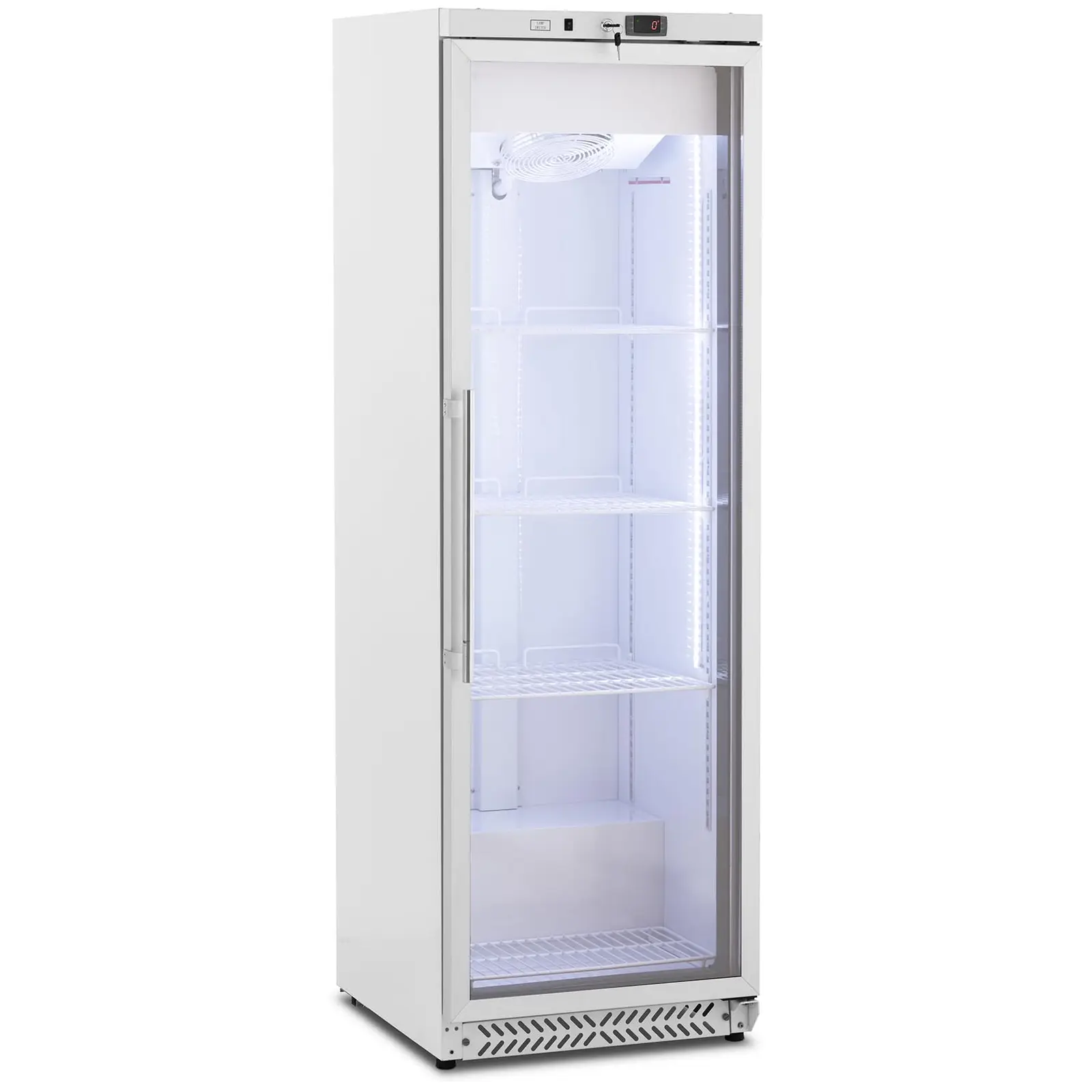 Hűtőszekrény - 380 l - Royal Catering - üvegajtóval