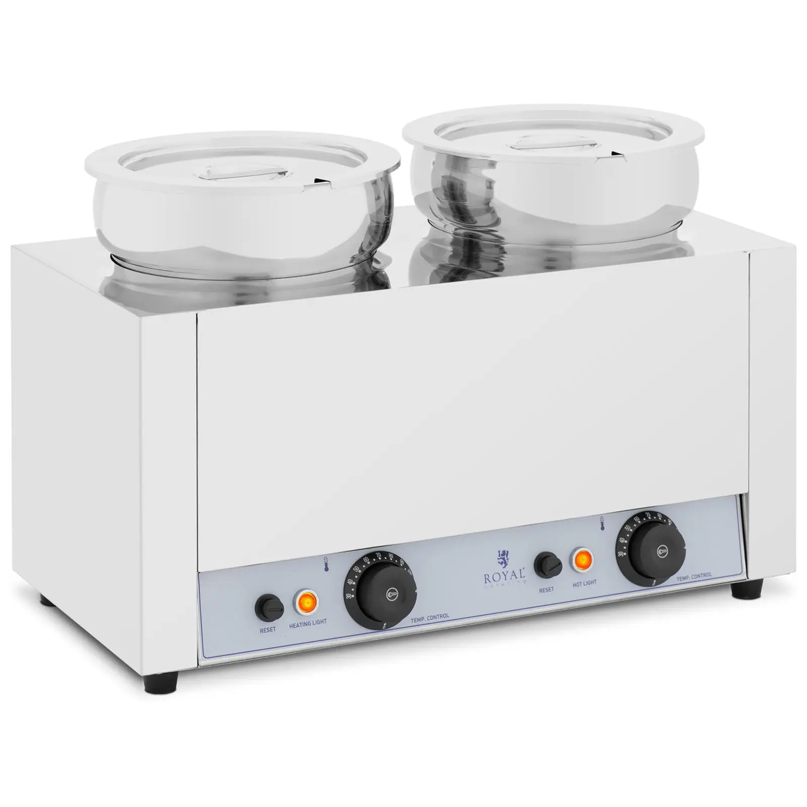 Bain Marie - 14 l - 1000 W - fényes - Royal Catering
