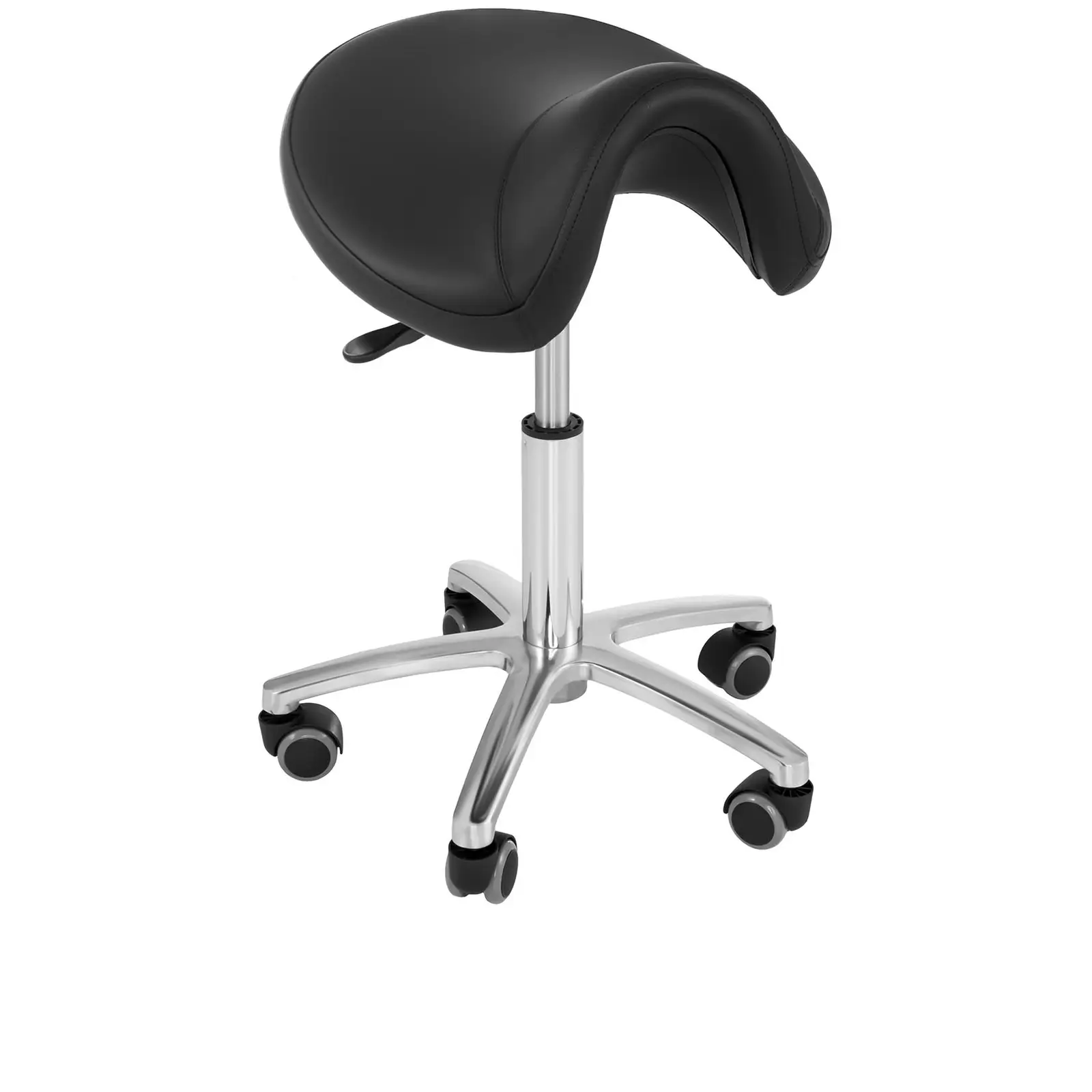 Fodrász szék - 480-625 mm - 150 kg - Fekete