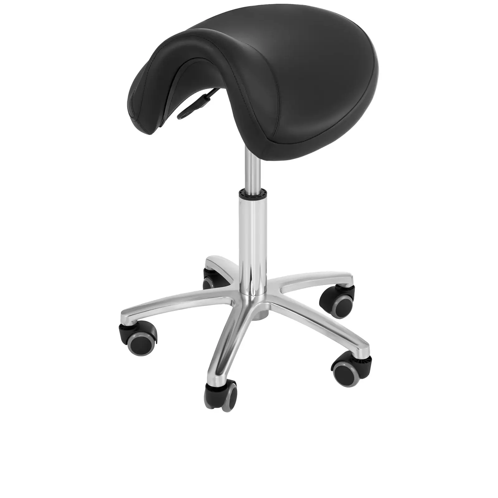 Fodrász szék - 480-625 mm - 150 kg - Fekete