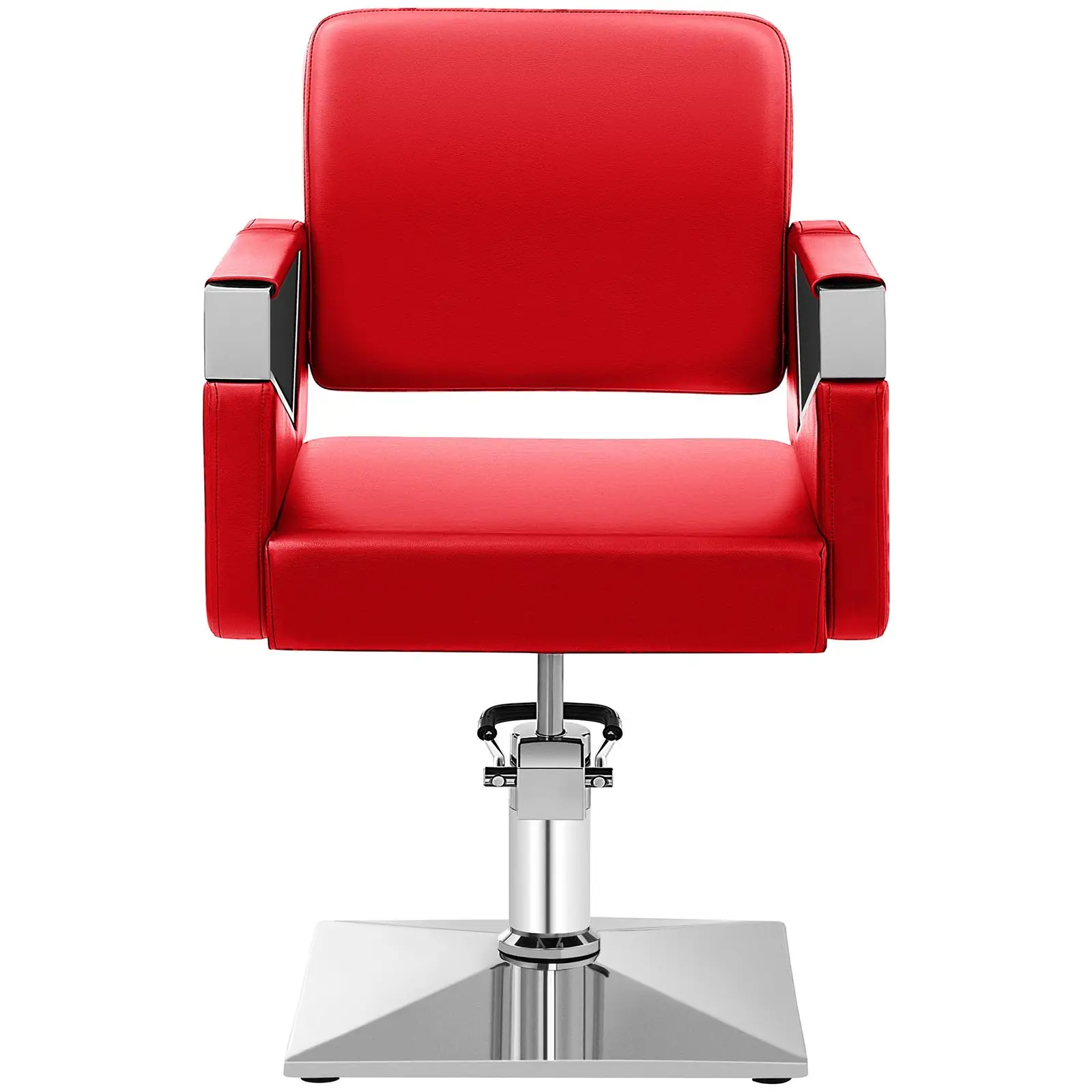 Fodrász szék - 445–550 mm - 200 kg - Piros