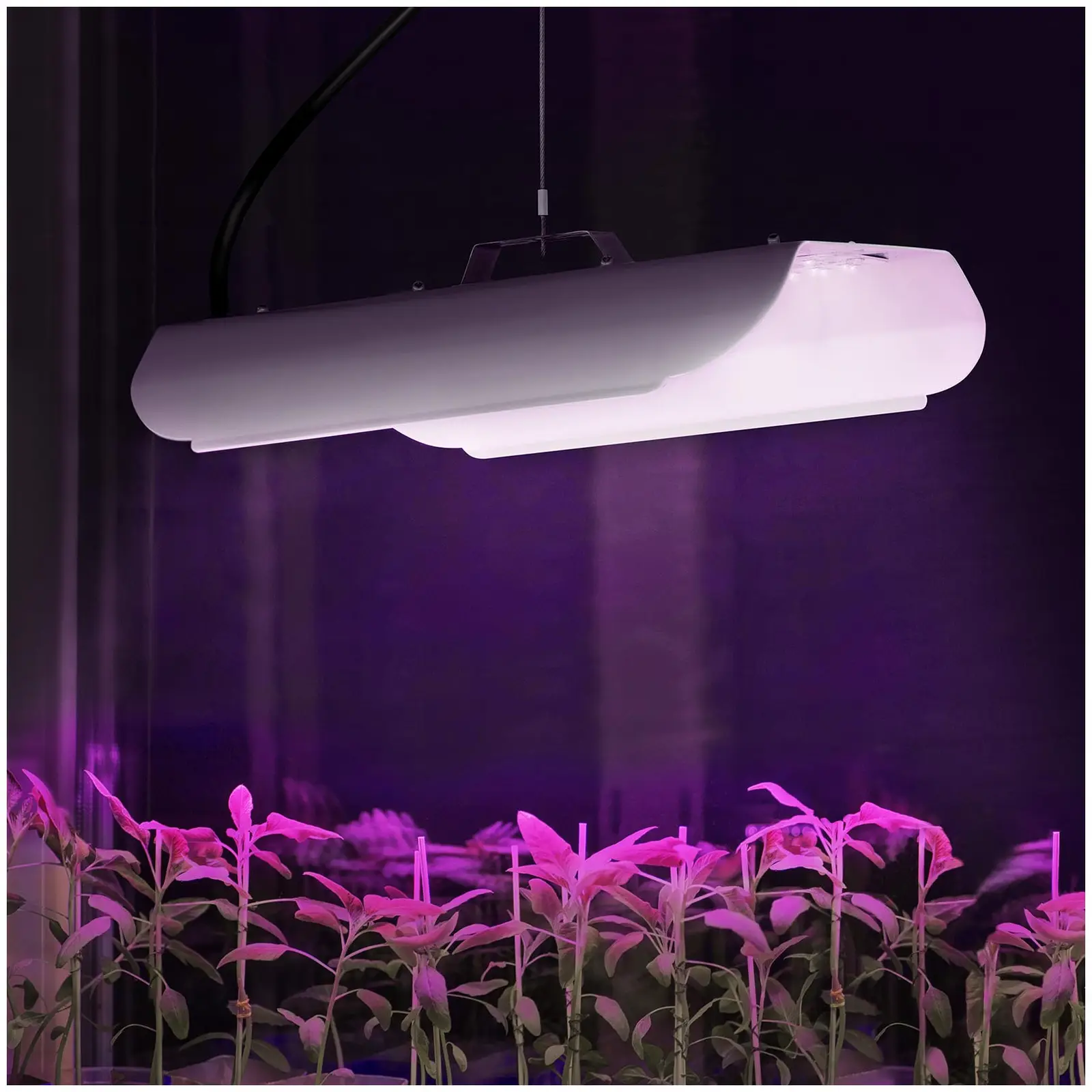 LED növénylámpa - teljes spektrum - 100 W - 136 LED - 6000 Lumen - Euro csatlakozó