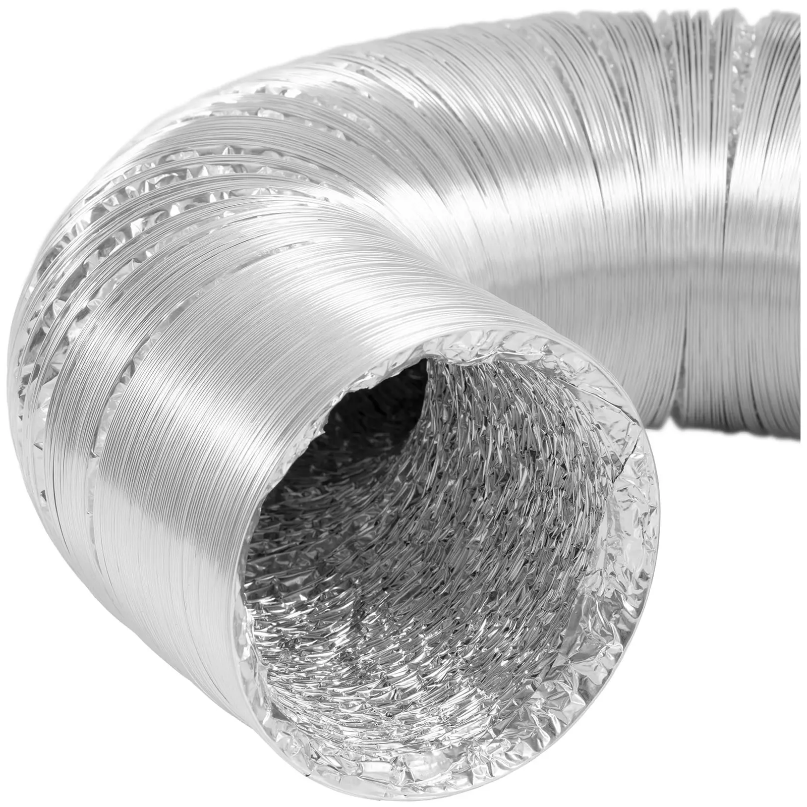 Elszívó tömlő - Ø 125 mm - 10 m hosszú - alumínium