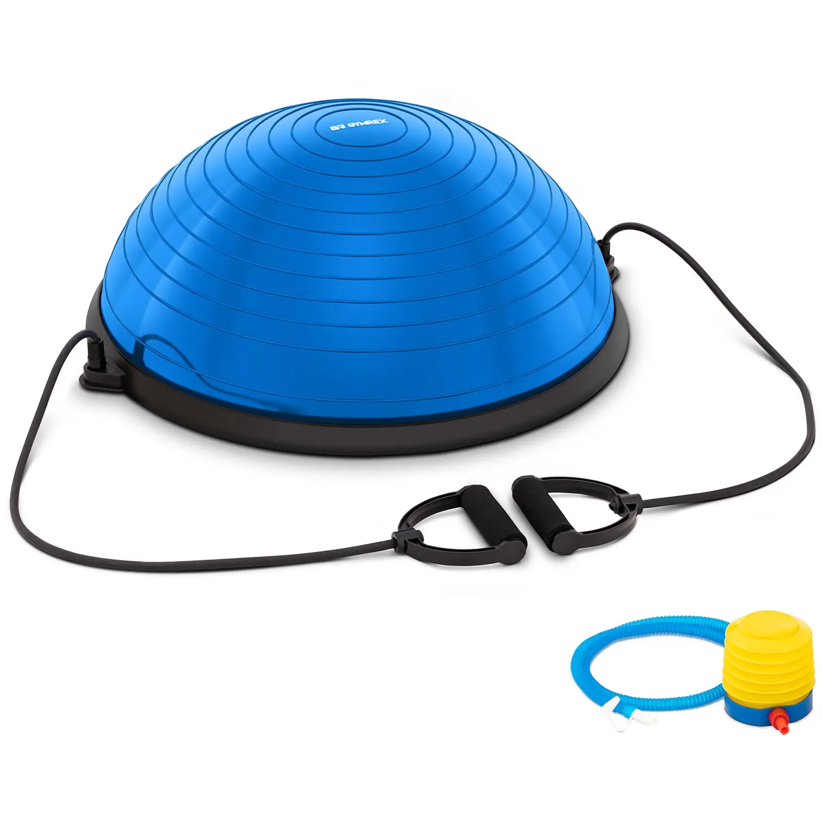 Egyensúly labda gumi szalagokkal - 220 kg - kék