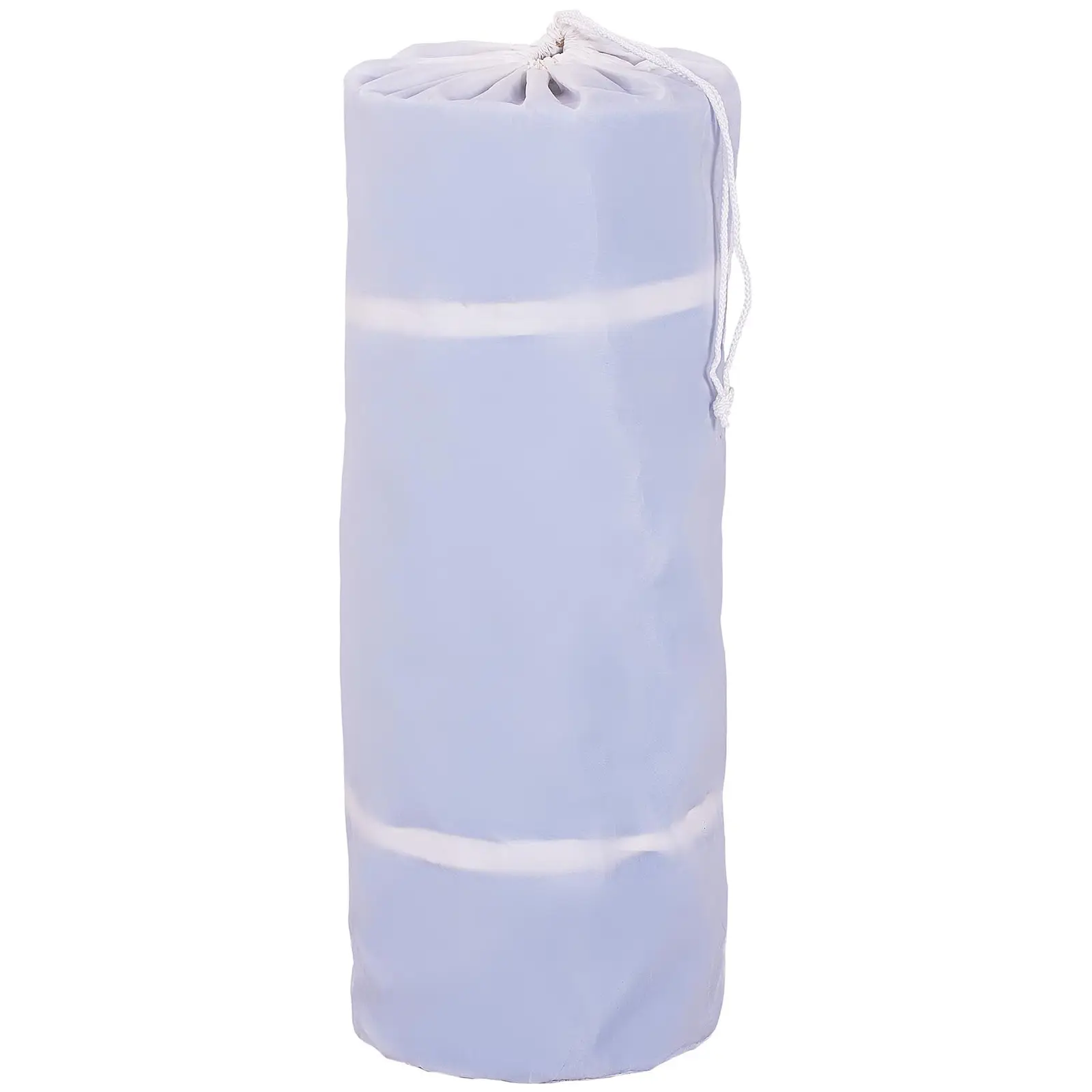 Felfújható tornaszőnyeg - 600 x 200 x 20 cm - 400 kg - kék/fehér