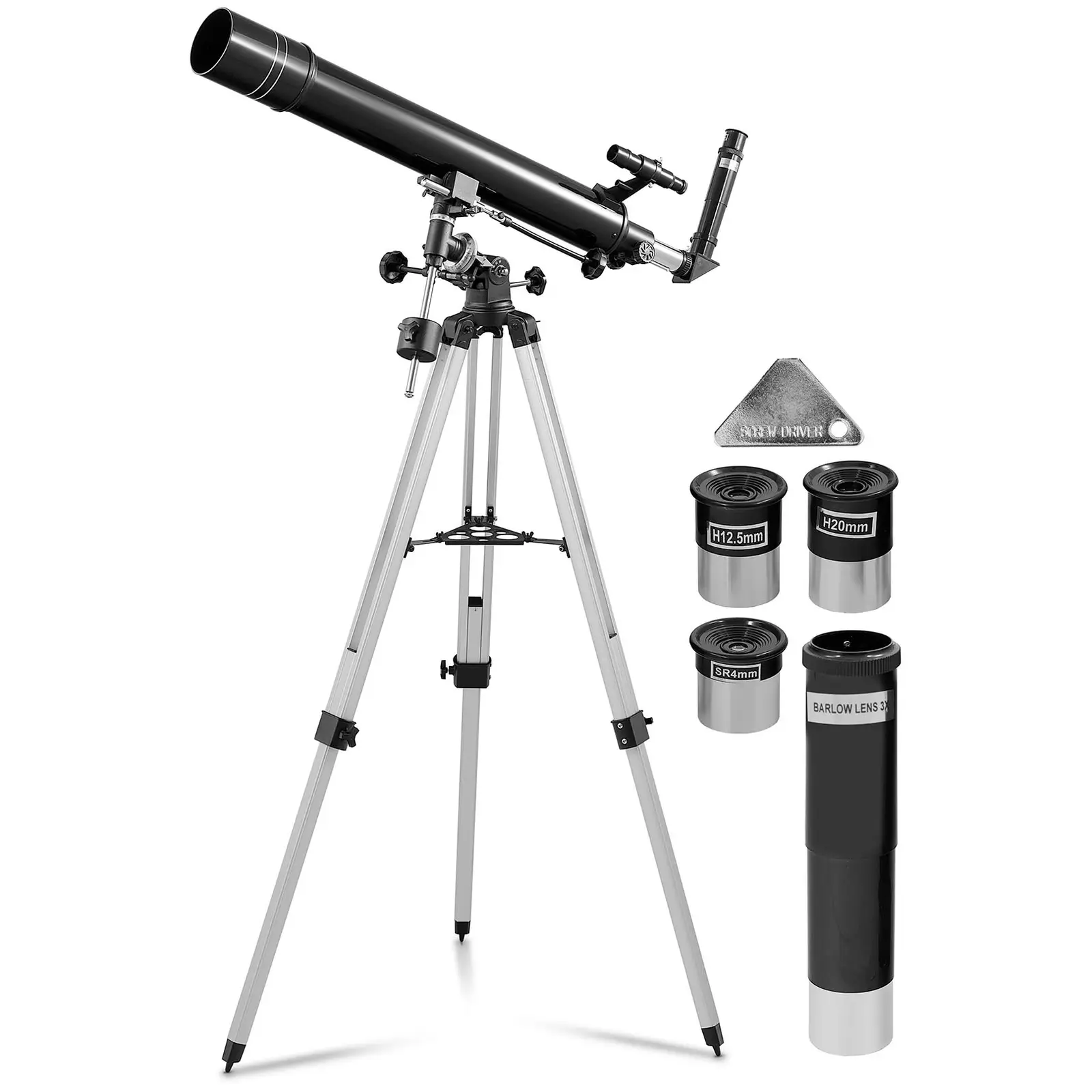 Teleszkóp - Ø 80 mm - 900 mm - háromlábú állvány